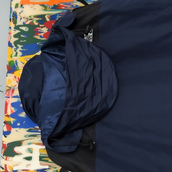 THE NORTH FACE GORE-TEX Jacket Kids XL Navy Blue + black. Outdoor Hiking. RARE. - Picture 5 of 13